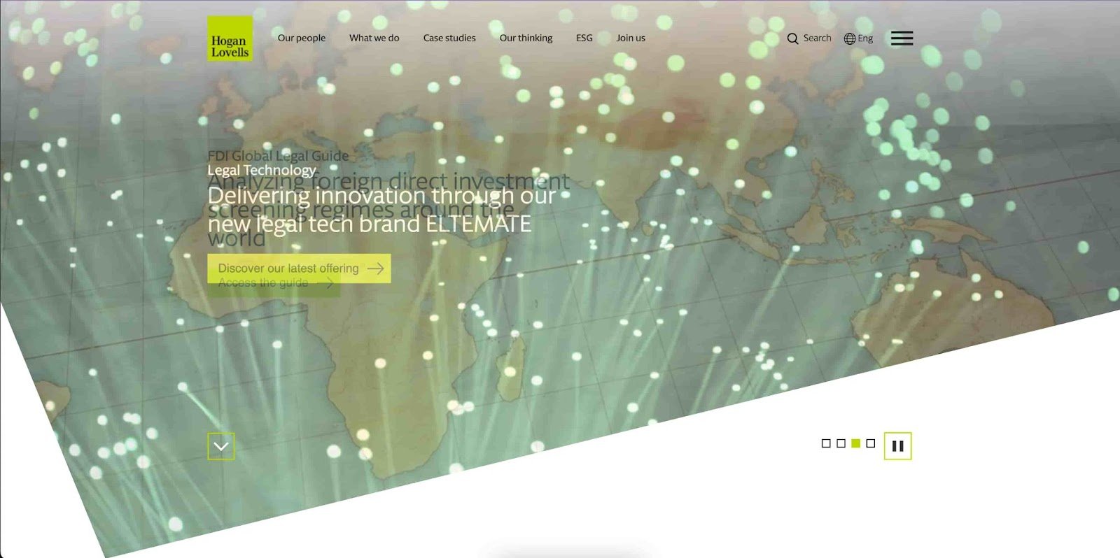 Hogan Lovells homepage